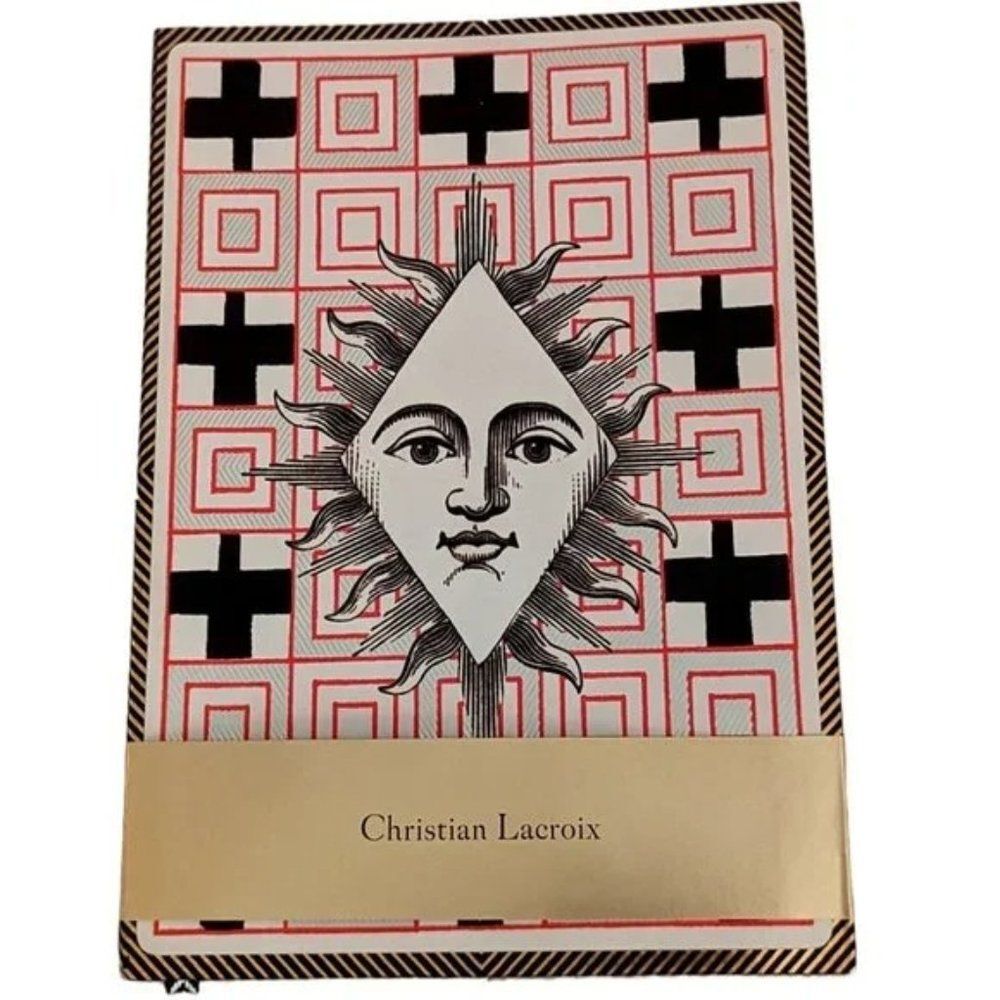 Sealed Christian Lacroix Poker Face A5‎ Layflat Notebook Journal Stickers Gilded
